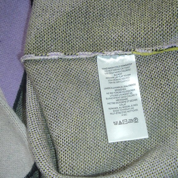 Maeve Anthropologie The Carys Mock Neck Sweater Geometric Knit Sz Medium Thick - Picture 6 of 7